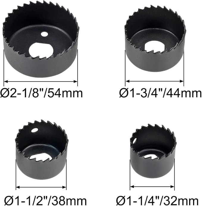 Kit de brocas varias 5 en 1 para madera y plástico miniatura 2