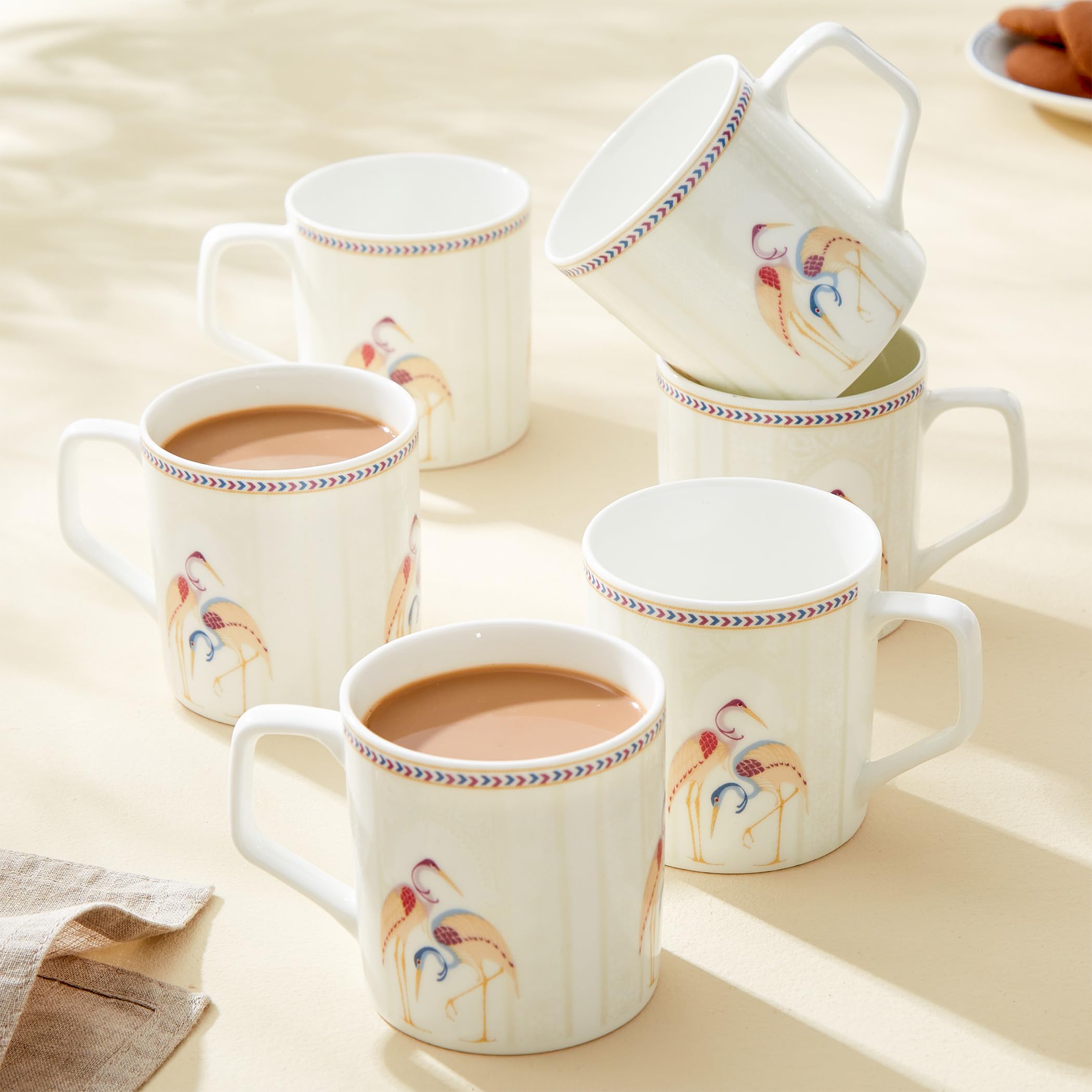 See full amazon price history chart for Home Centre Mandarin Crane Set of 6 Bone China Printed Coffee Mugs - 230ml Home Centre Mandarin Crane Set of 6 Bone China Printed Coffee Mugs - 230ml (B0DCD3GTKF) Amazon Price History, Amazon Price Tracker