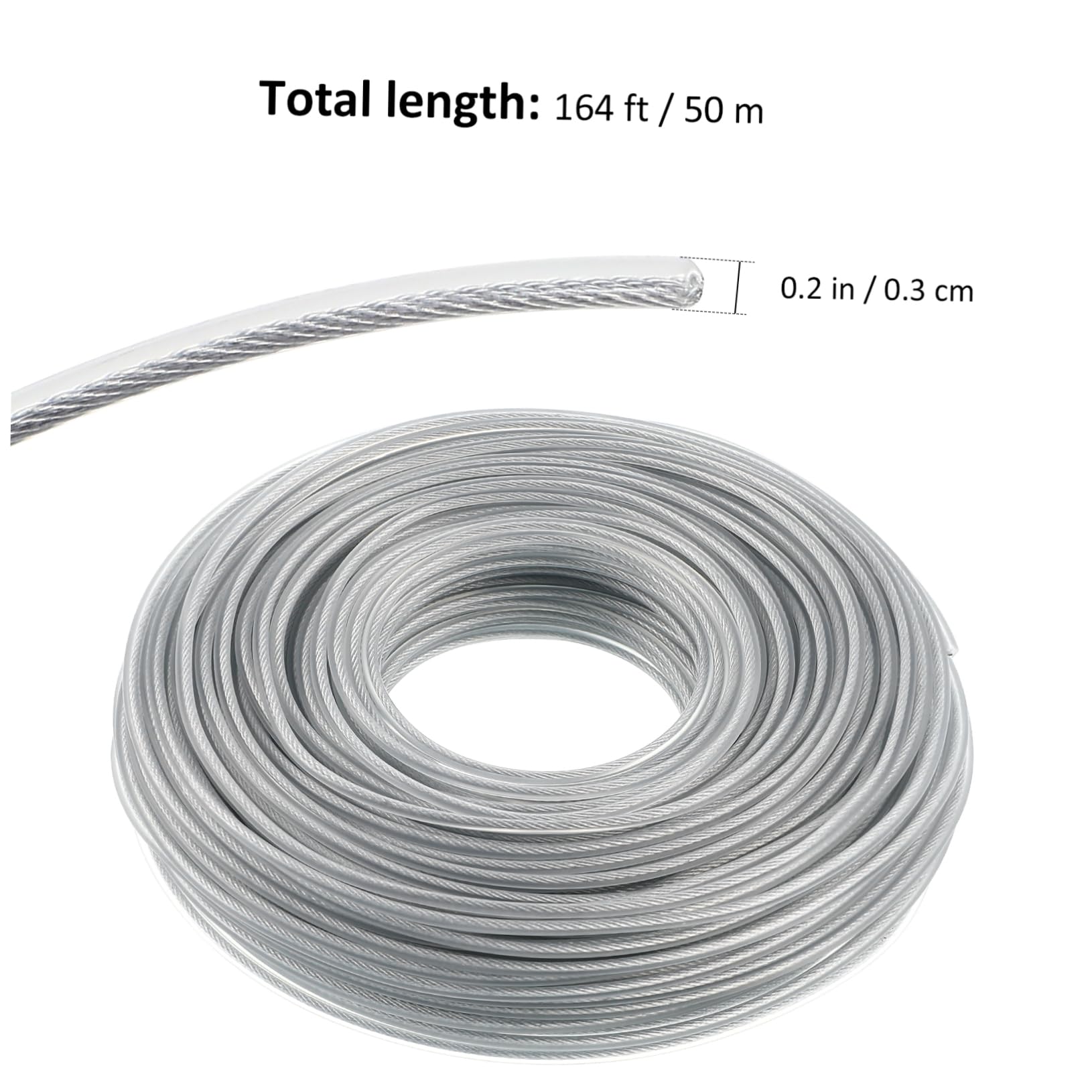 Kisangel Cinturón De Acero para Cortacésped Hilo De Nailon Resistente Accesorio para Desbrozadora para Jardinería y Mantenimiento De Césped