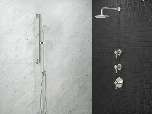Miniatura 2 de KOHLER T27042-4-BL Occasion MasterShower - Válvula de transferencia de ducha con manija de una sola palanca, negro mate