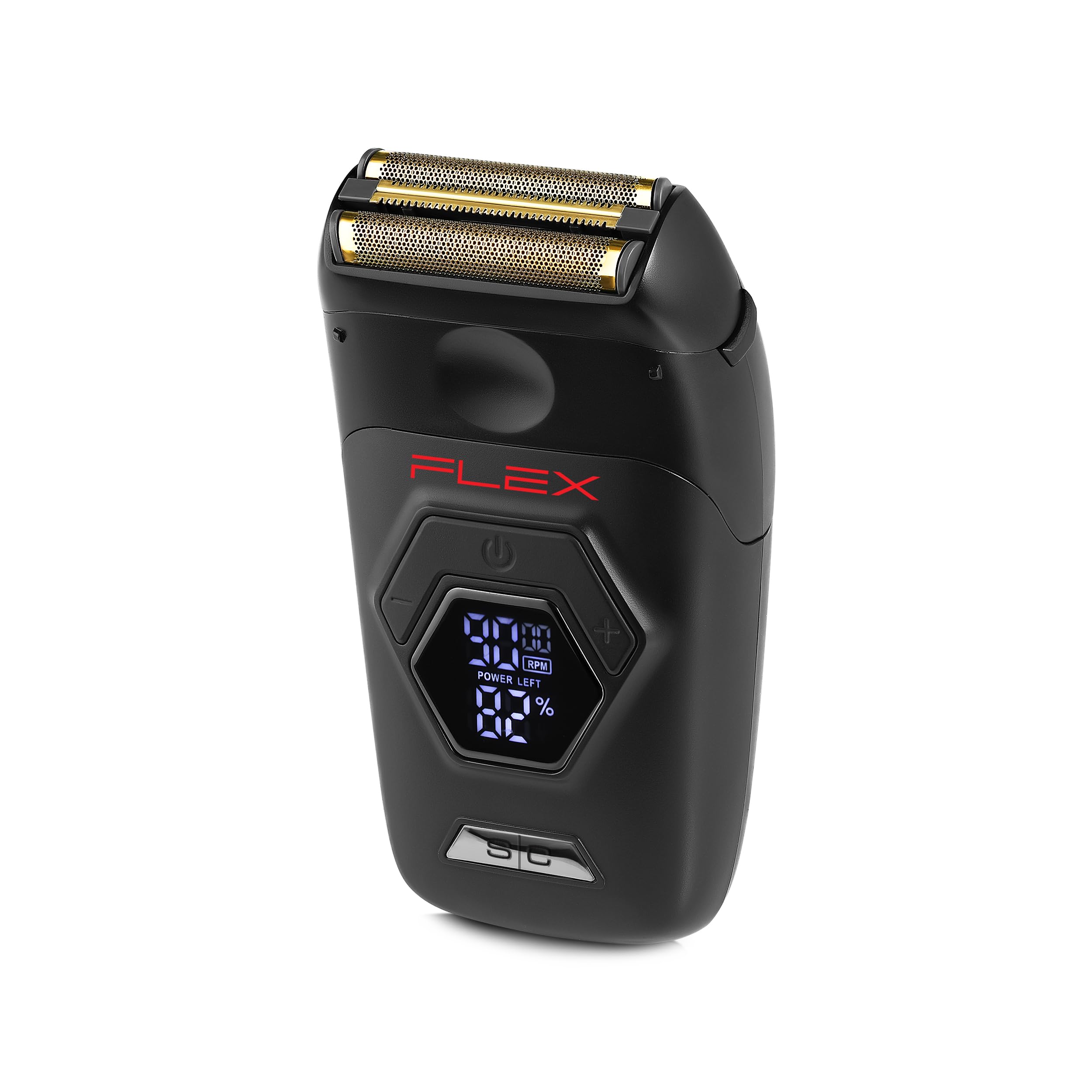 StyleCraft Flex Foil Shaver Professional Super-Torque Motor, Digital LCD Display with Micro-Trimmer Blade