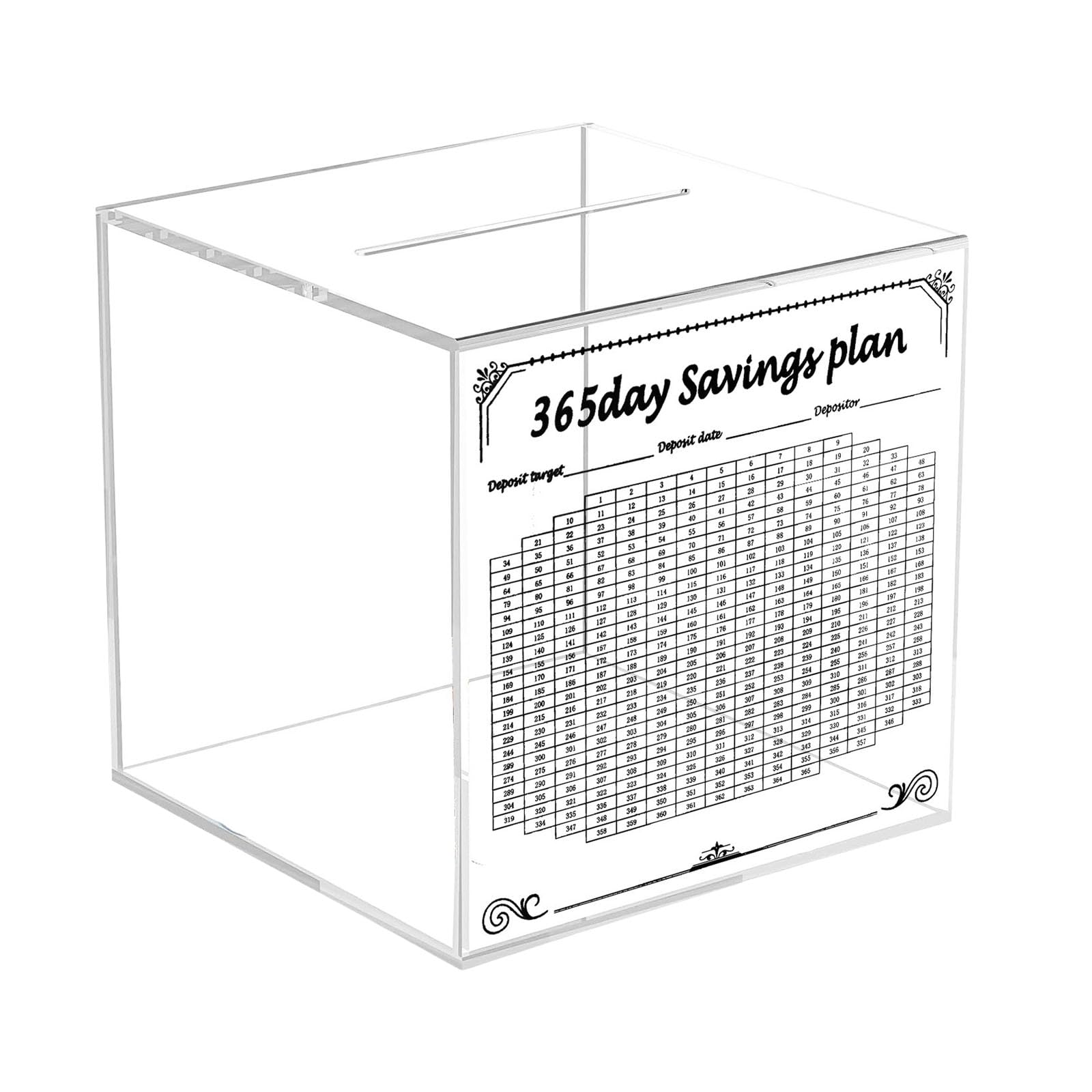 Shatter Proofed Large Capacity Cash Container 365 Day Safe Storage Finance Tool Financial Goal Money Banks