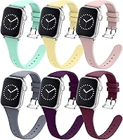 Vista 274 de Correa deportiva de silicona suave compatible con cierre clásico compatible con correas de Apple Watch de 49, 45, 44, 42, 41, 40 y 38 mm para iWatch