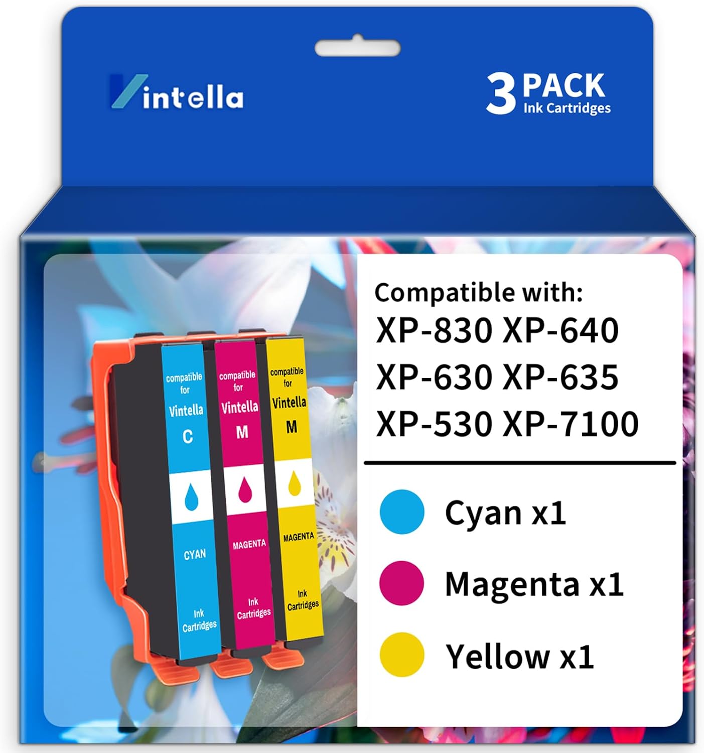 Remanufactured Ink Cartridge Replacement for Epson 410 410XL T410 T410XL Ink Cartridges Combo Pack for Expression XP-530 XP-630 XP-635 XP-640 XP-830 XP-7100 Printer (5 Pack)
