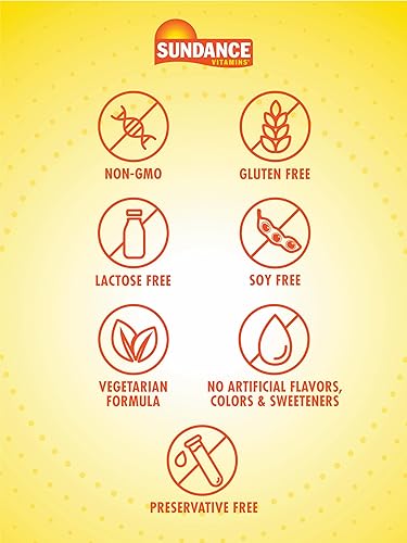 Miniatura 3 de Sundance Vitamina B-12  500mcg  90 tabletas vegetarianas  Suplemento vitamínico esencial  Fórmula sin OMG y sin gluten