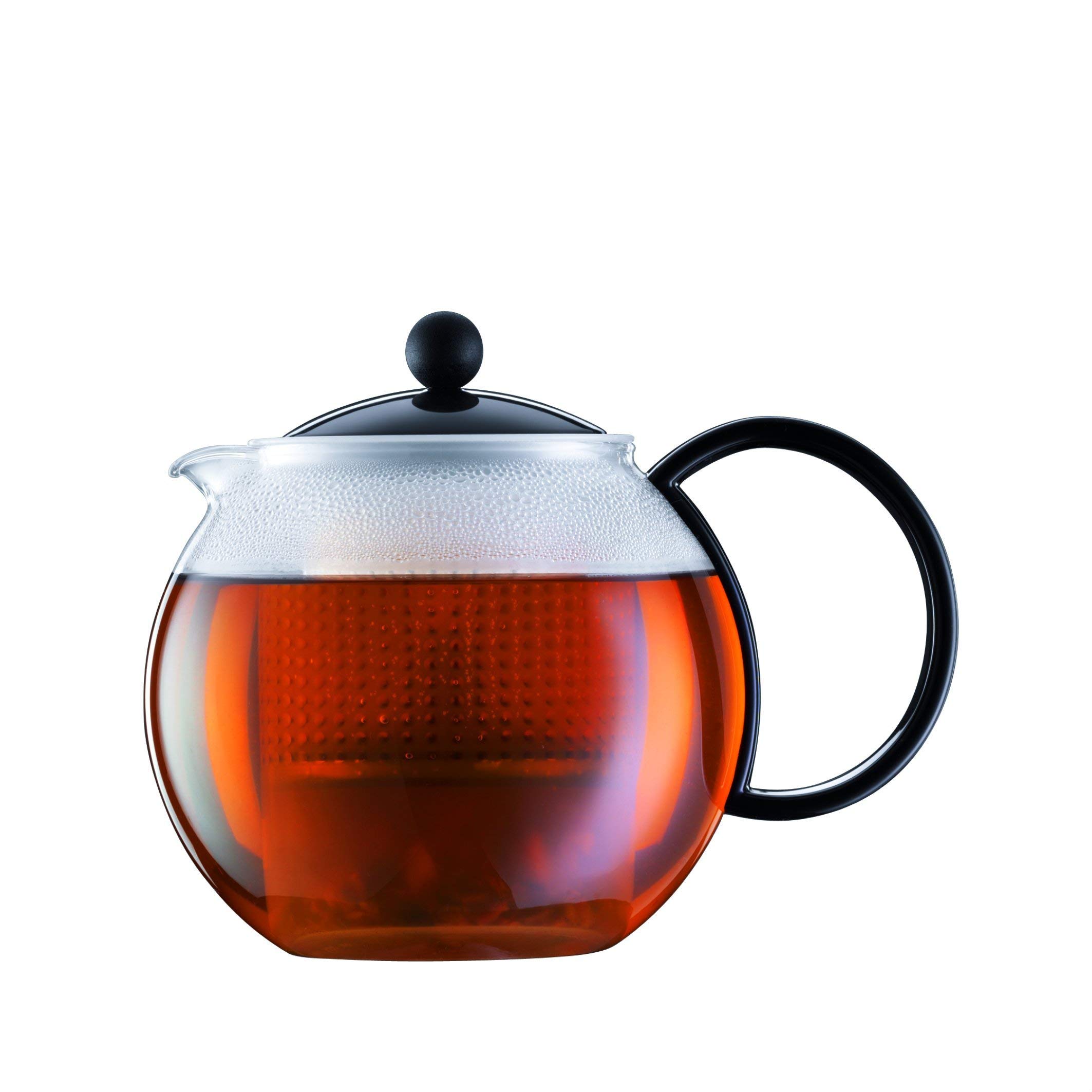 Bodum Assam Zaparzacz do Herbaty, Czarny/Przezroczysty, 0.5 l