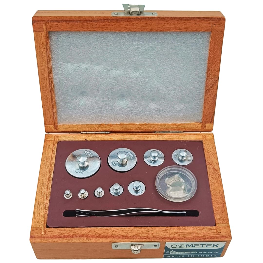 Analytical Weight Box - 1mg to 100gm - Brass Chrome Finish Weights - Highly Accurate (B0B2RMW3H6) Amazon Price History, Amazon Price Tracker