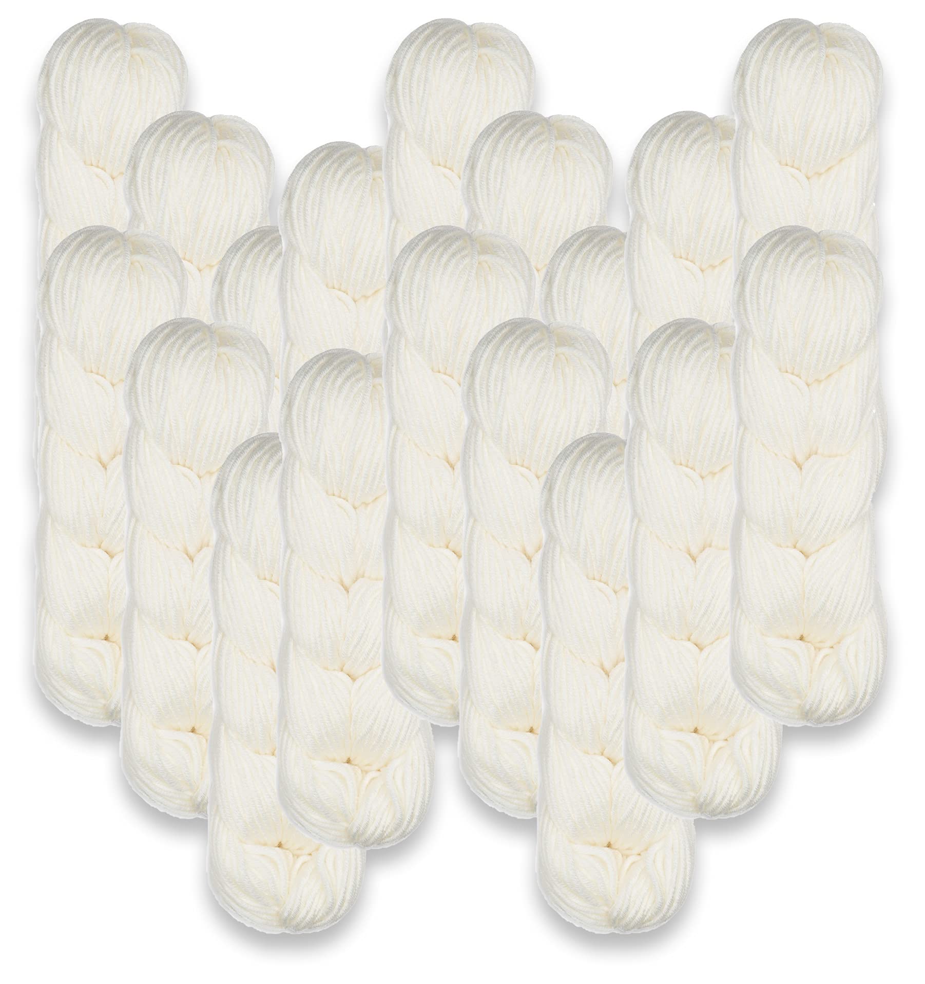 Caron Yarn X Pantone Yarn - Super Extra Value Bundle - 24 Pack (Coconut Cream)