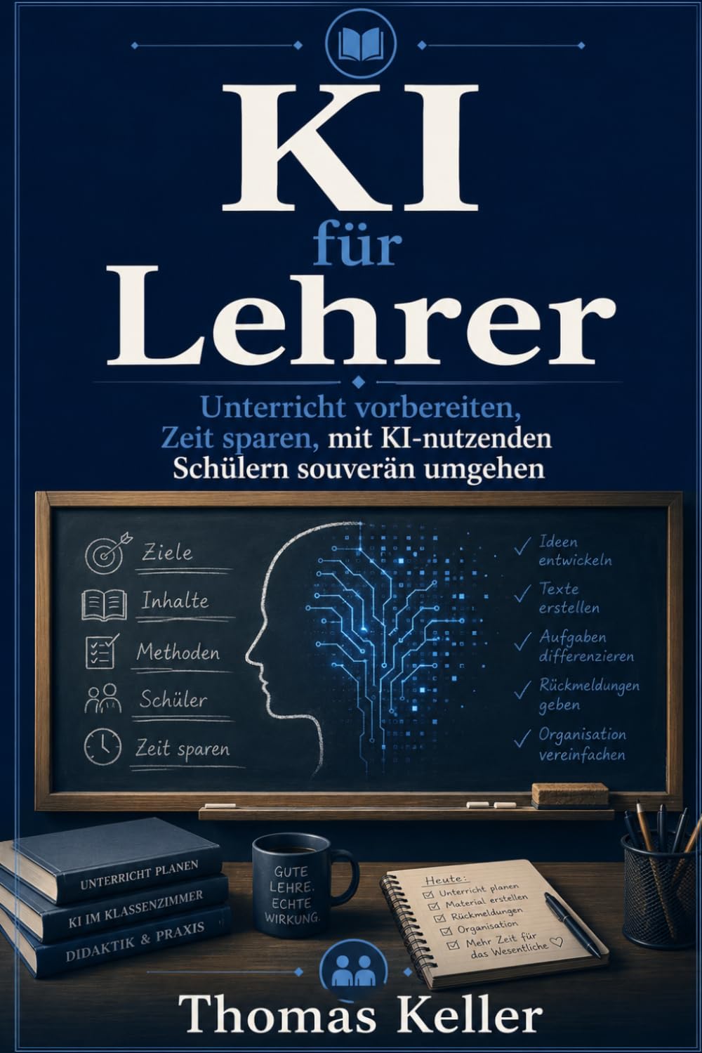KI für Lehrer: Unterricht vorbereiten, Zeit sparen, mit KI-nutzenden Schülern souverän umgehen — der Praxisleitfaden für alle Schulformen