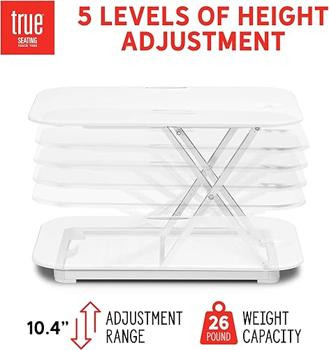 Miniatura 5 de TrueSeating Ergo Altura Ajustable, Pequeño, Blanco
