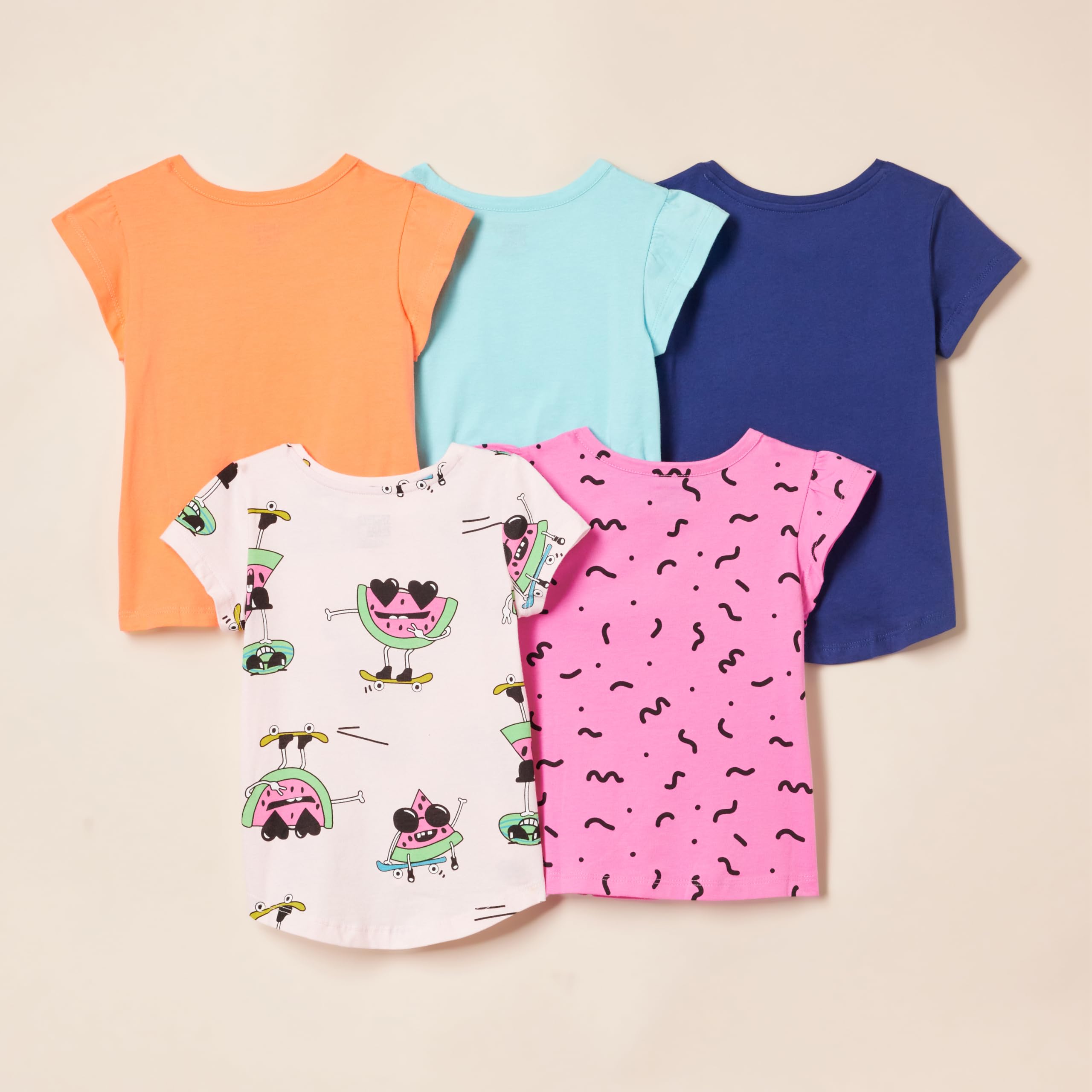 Amazon Essentials T-Shirt a Maniche Corte Bambine e Ragazze, Confezioni Multiple