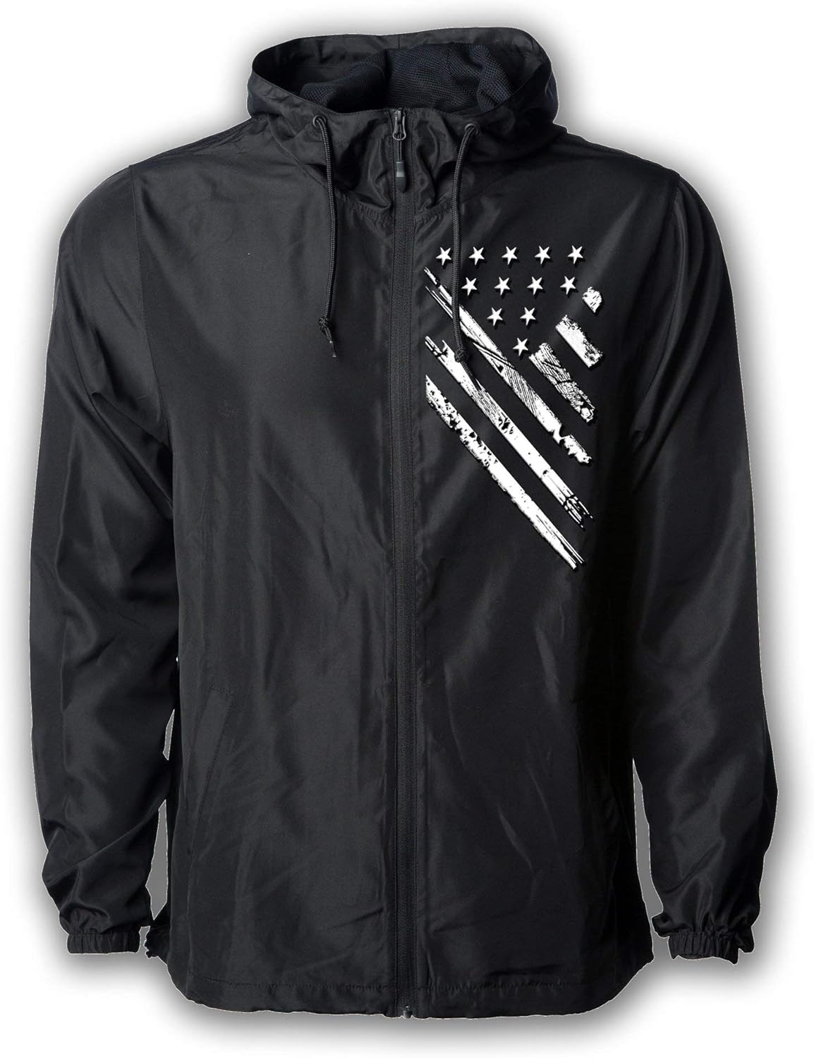 Patriotic zip up hoodie Clearance