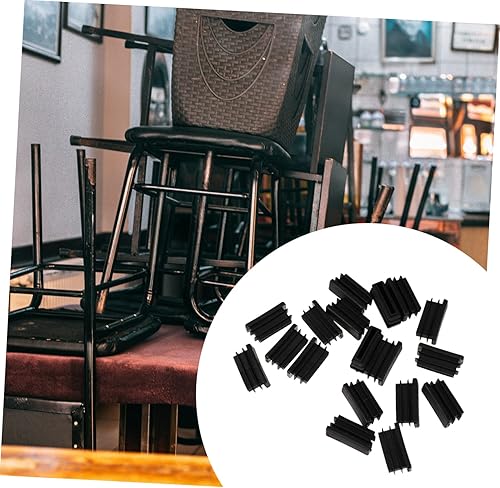 Miniatura 3 de 100 piezas de mesa y silla cubierta de pie sillas tubería extremo silla deslizamiento inserción Bung extremo tapa tubo Bung mesa deslizamiento