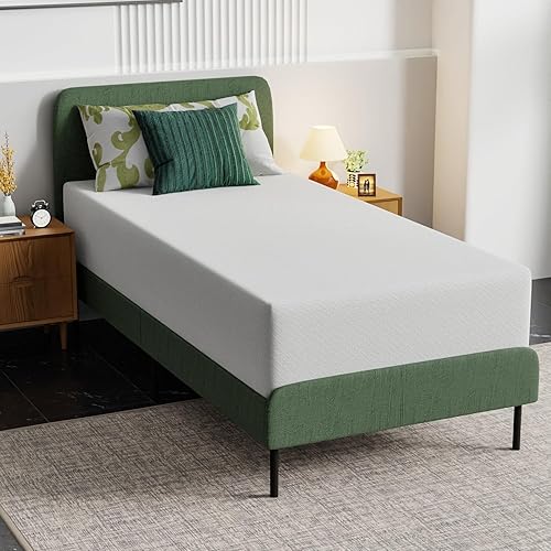 Miniatura 115 de PayLessHere - Colchón de espuma viscoelástica con gel, 6 pulgadas, tamaño queen, con certificación CertiPUR-US, sin fibra de vidrio, cama en una