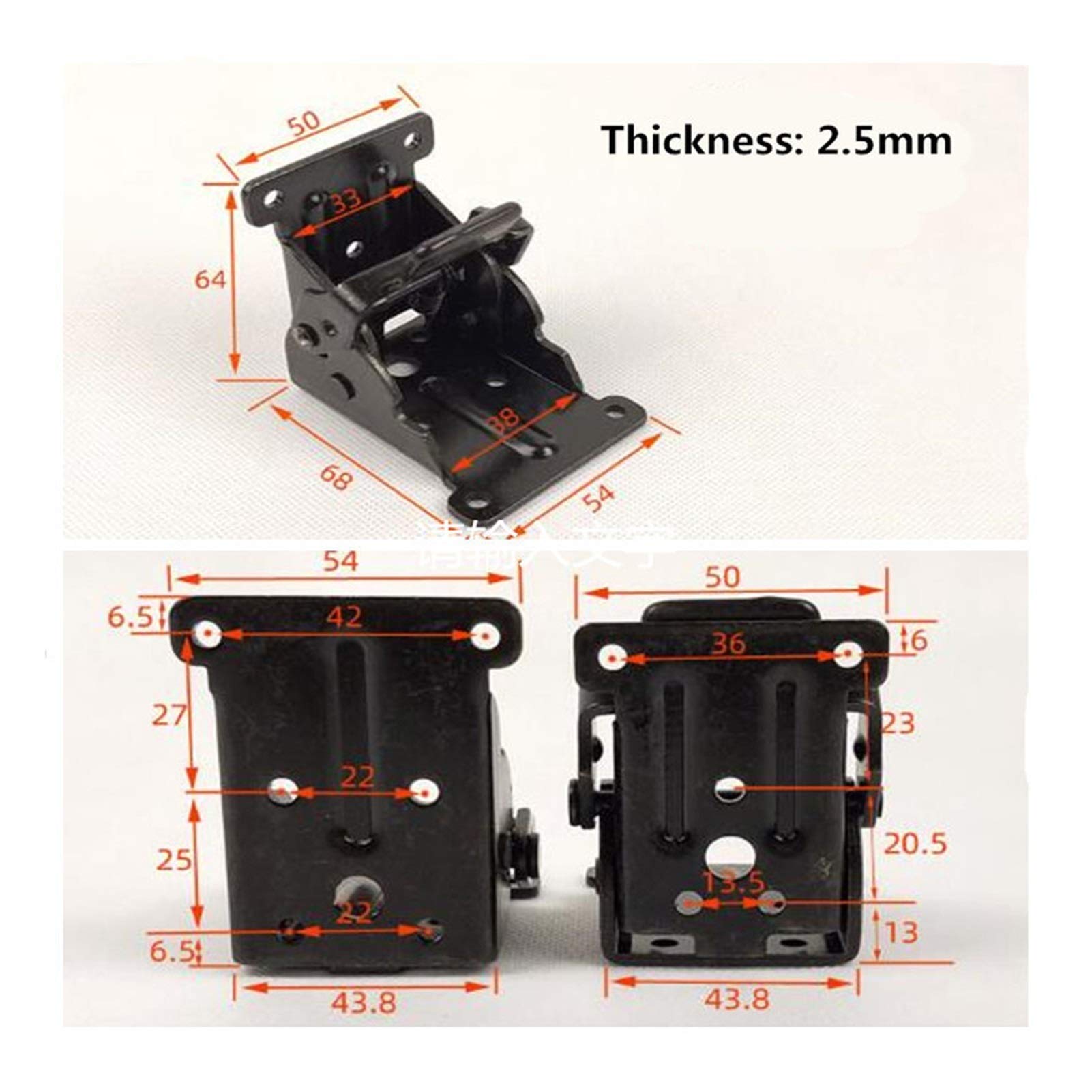 Bisagras, 2pcs Bisagras De Cierre Automático Conectores De 90 Grados Sofá Conectores De La Pierna para La Pata De La Tabla Soportan El Banco De Trabajo De Soporte Plegable(A)
