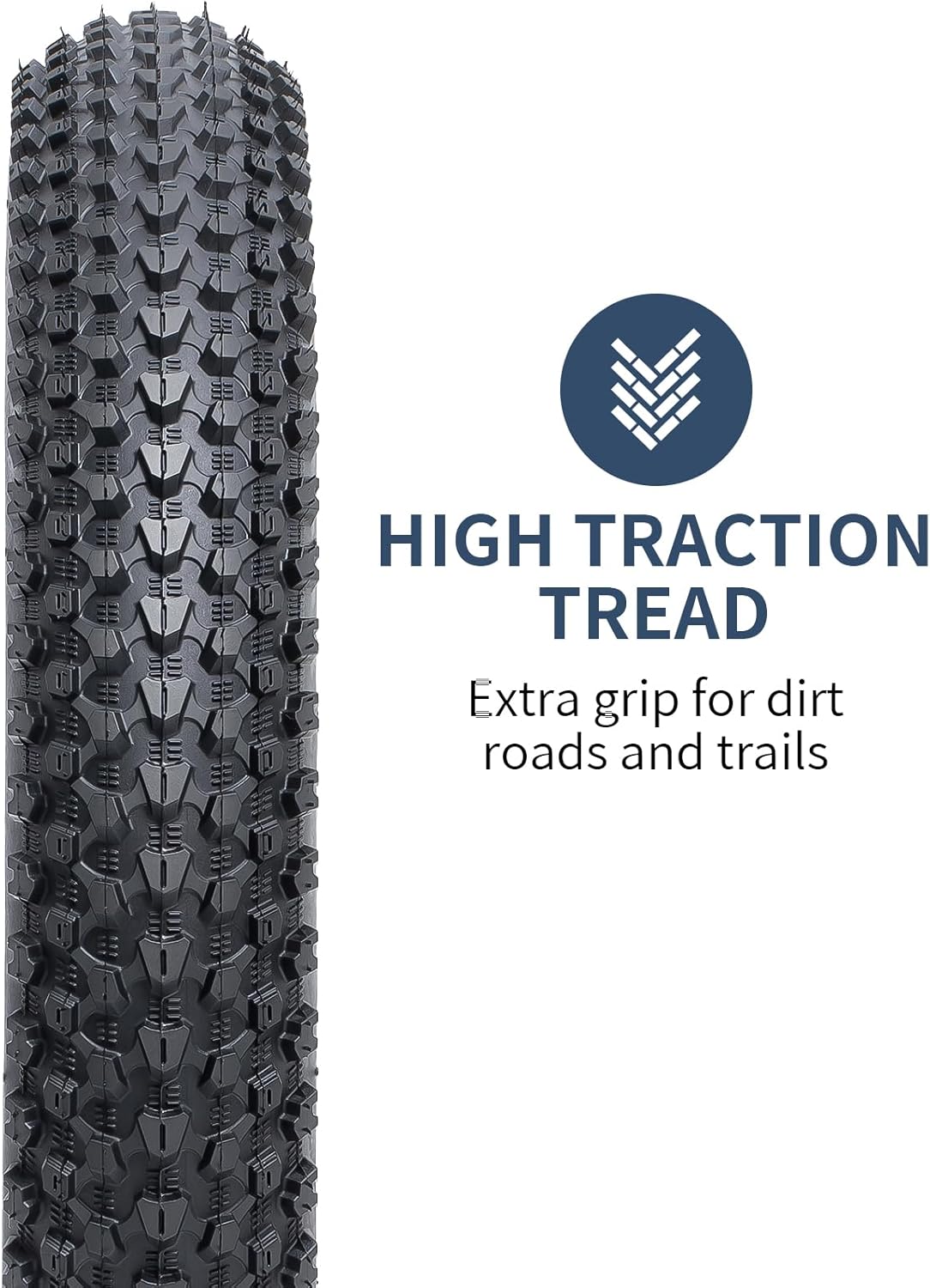 YUNSCM 2-PCS 12" Kids Bike Tires 12x2.125/54-203 and 12.5" Bike Tubes Schrader Valve Compatible with 12x2.10 12x2.125 12x2.15 Mountain Bike Bicycle Tires and Tubes