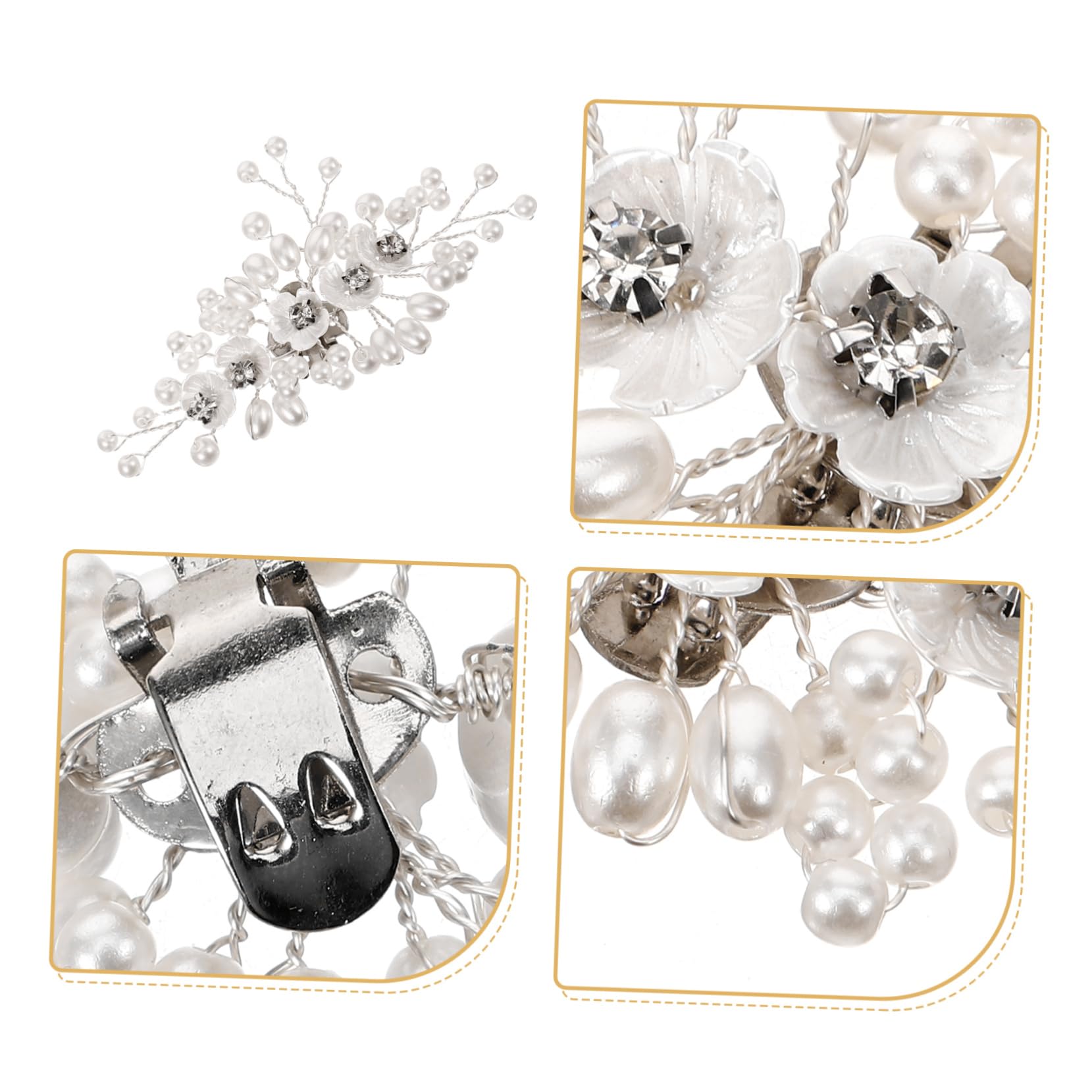 minkissy Clip per Scarpe Sposa con Design Artificiali e Accessori Decorativi per Matrimonio e Speciali Confezione