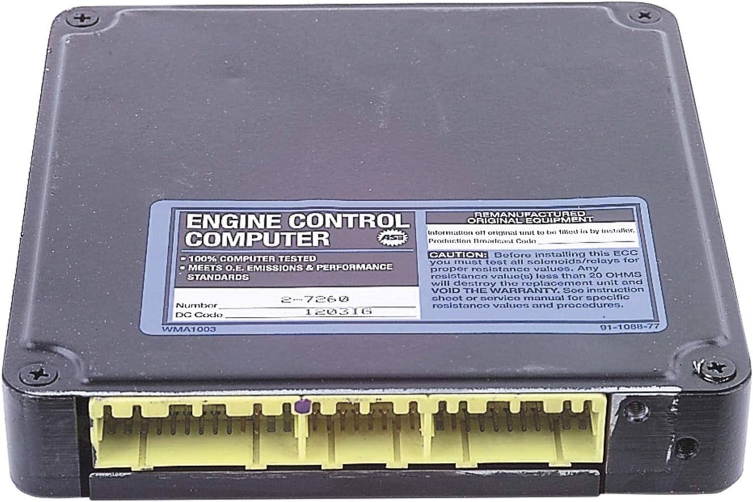 Cardone 72-7260 Remanufactured Engine Control Computer Module, ECC/ECM