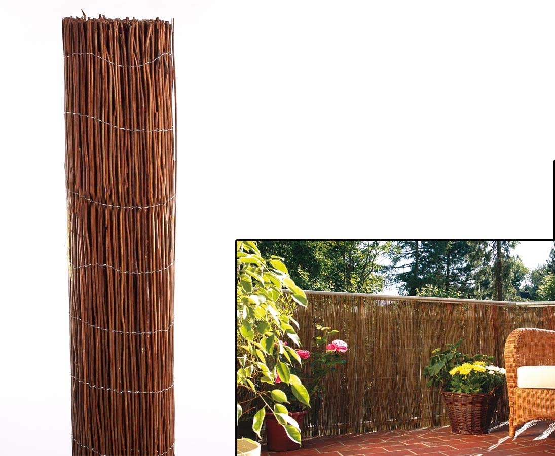 Amazon.de: bambus-discount.com Farn Sichtschutzmatte Farnmatte 150 x 300cm  - Natrlicher Sichtschutz aus Farnstben Farnhalmen 1,5m x 3m