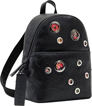 Desigual Womens Accessories PU Backpack Mini, Black, One Size