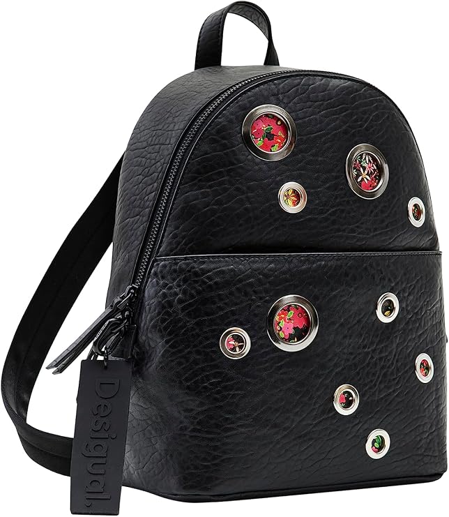 Desigual Women's Accessories PU Backpack Mini, Black, One Size