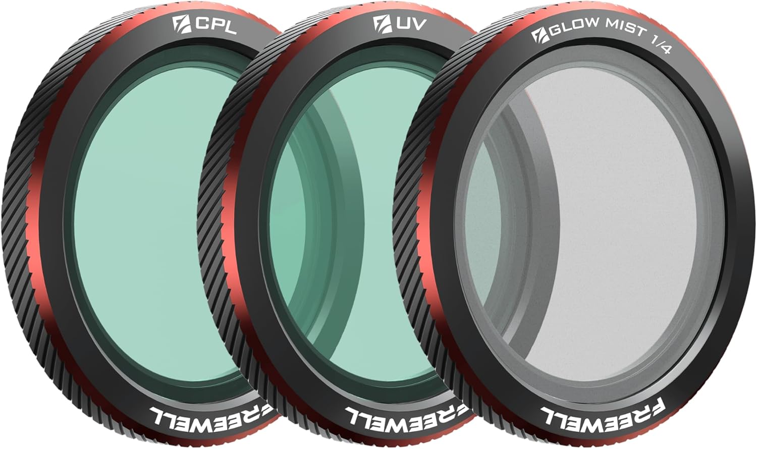 Freewell 3-Pack Magnetic Filters for DJI Neo 2 – Includes CPL (Polarizer) for Glare Reduction, UV for Lens Protection, & Black Glow Mist 1/4 for Cinematic Effects. - Amazon product rated Grade B