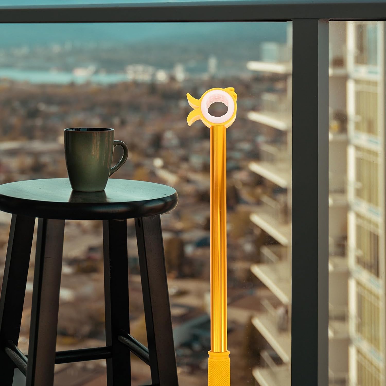 TIDTALEO Telescopic Window Opener Rod for High Windows Safe Positioning