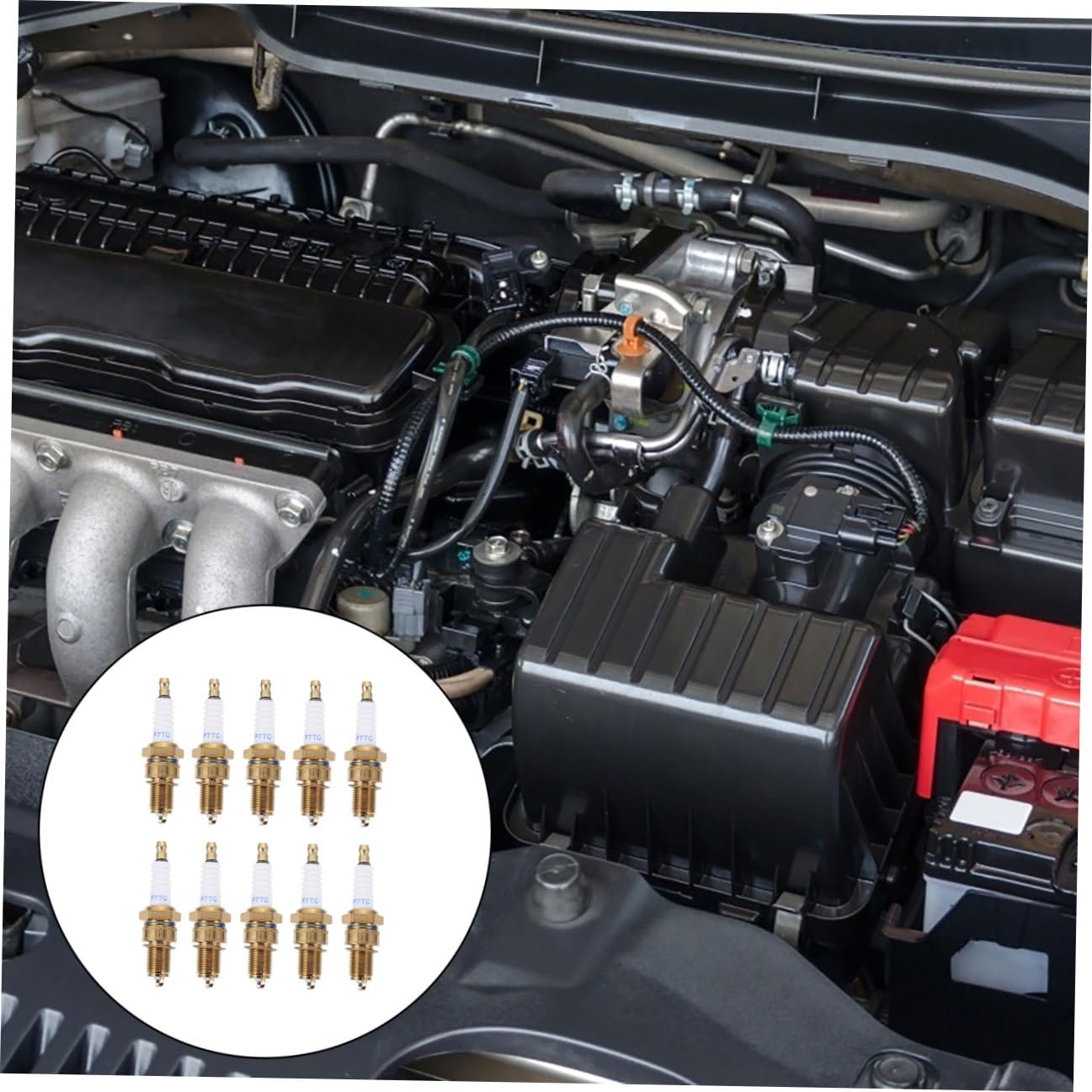 POPETPOP 10 Bujías para Generador de Gasolina Boquilla del Generador Exterior para Motores de Jardinería Fáciles de Instalar