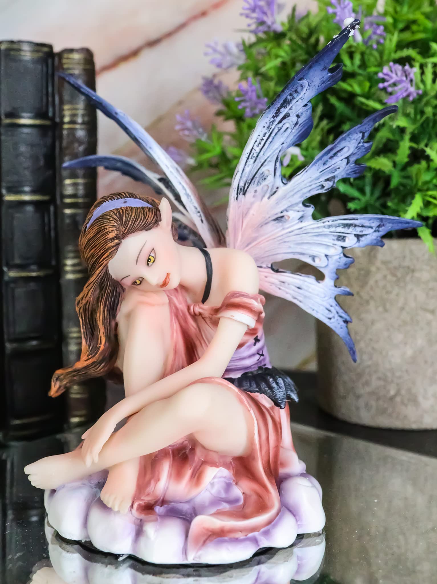Amazon.com: Ebros Colorful Heavenly Cloud Fairy Daydreaming Statue