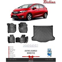 Rizline Honda Jazz 2015-2019 ile Uyumlu Bagaj Havuzu ve 3D Havuzlu Paspas -HED YEL
