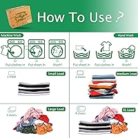 Vista 3 de Freelivity Hojas de detergente para ropa, 200 hojas de aroma de lino fresco, ecológicas, hipoalergénicas, sin plástico, sin líquido, suministros