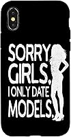 Vista 5 de Sorry Girls I Only Date Models Cheeky Boys Dating Supermodel Case for iPhone 17