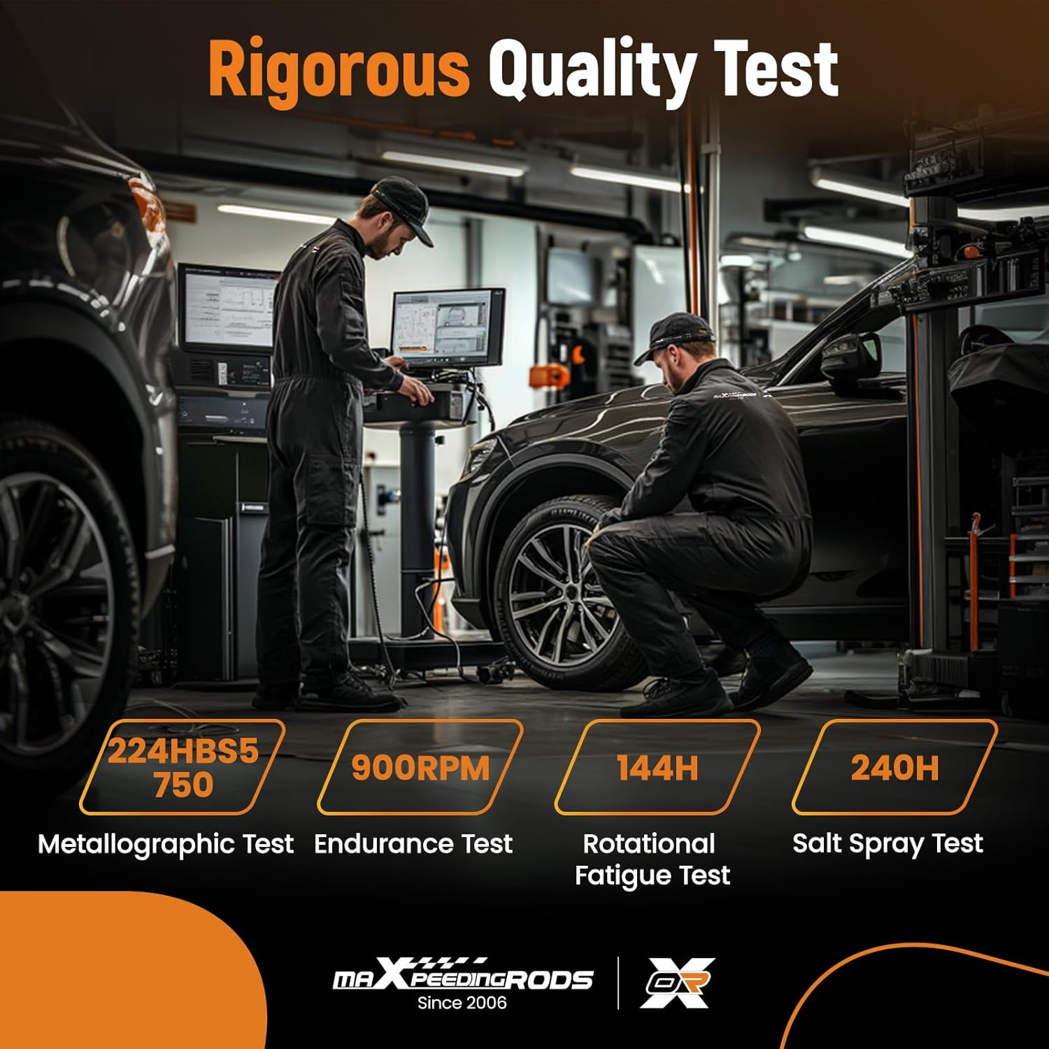 maXpeedingrods Front Left Steering Knuckle & Wheel Hub Bearing Assembly Fit for Honda Civic 2012 1.5L L4 Engine, 2012-2015 1.8L L4 Engine, #51216-TR3-Y00, LK097