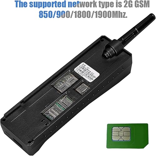 Miniatura 8 de Teléfono móvil con forma de ladrillo retro, W2 desbloqueado Big Button Teléfono celular 2G Retro Bluetooth Teléfono celular Pantalla de 1.77