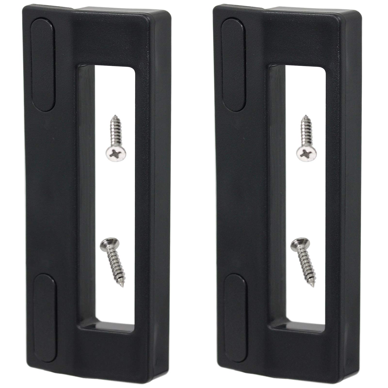 Spares2go Universal Door Handle, Compatible with Frigidaire, Daewoo & Servis Fridge Freezer (Pack of 2, 190mm, Black)