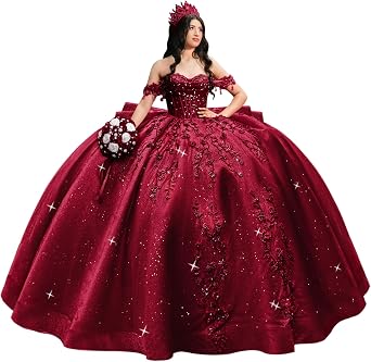 Mauuwy Luxury Lace Applique Quinceanera Dresses Tulle Layered Puffy Sweet 16 Dress Beaded Off Shoulder Vestidos De 15 Anos