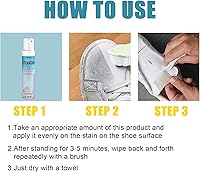 Vista 3 de Fz150 - Espuma limpiadora de zapatos, espuma limpiadora de zapatos Fz 150, kit de limpiador de zapatos Fz150, espuma limpiadora de zapatos