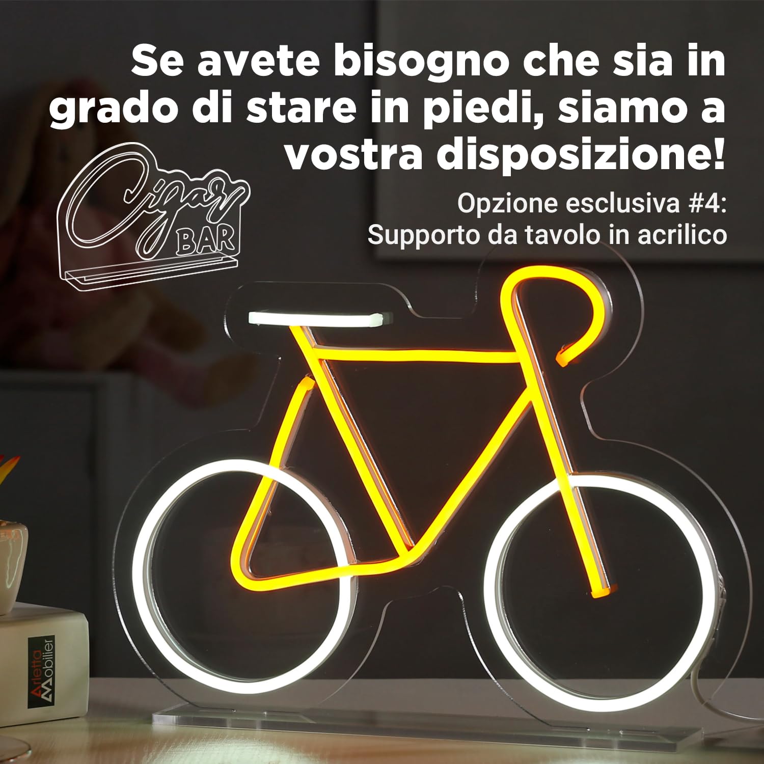 Neonapm Insegna al Neon Personalizzata, Scritta Neon Led Personalizzata, Artigianali Decorazione da parete Anniversari di Matrimonio, Ristorante, Eventi, Vetrine, Logo Aziendale(26-150 cm, 1-3 Righe)