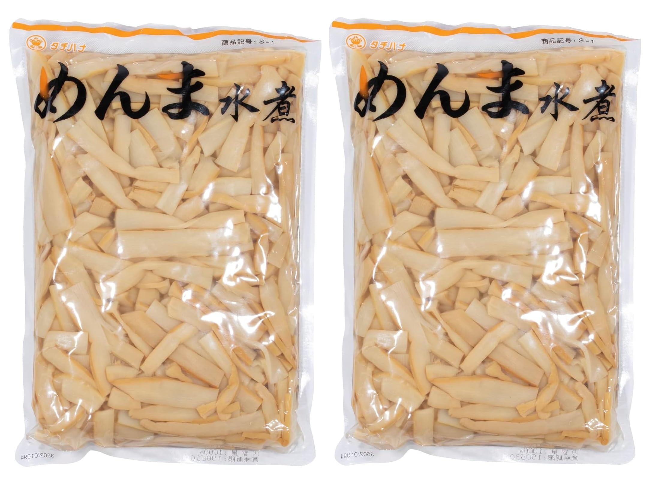 タチバナ食品 めんま 水煮 1kg × 2