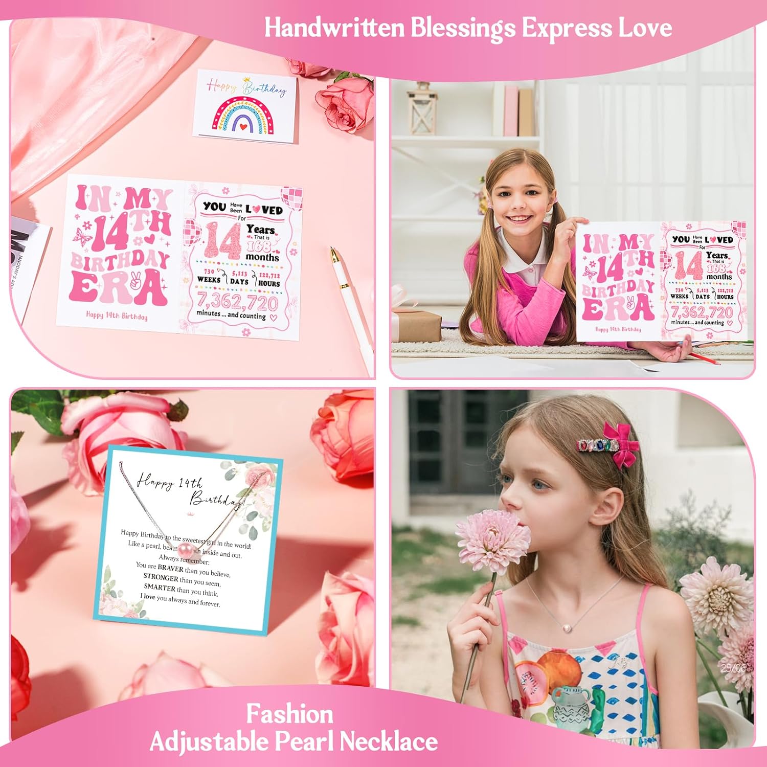 14 Year Old Girl Gifts, Gifts for 14 Year Old Girls, 14 Years Olds Girl Birthday Gift, Sweet 14th Birthday Decorations for Teen Girls, Younger Sister, Daughter, Granddaughter w 14th Era Glass - Image 5