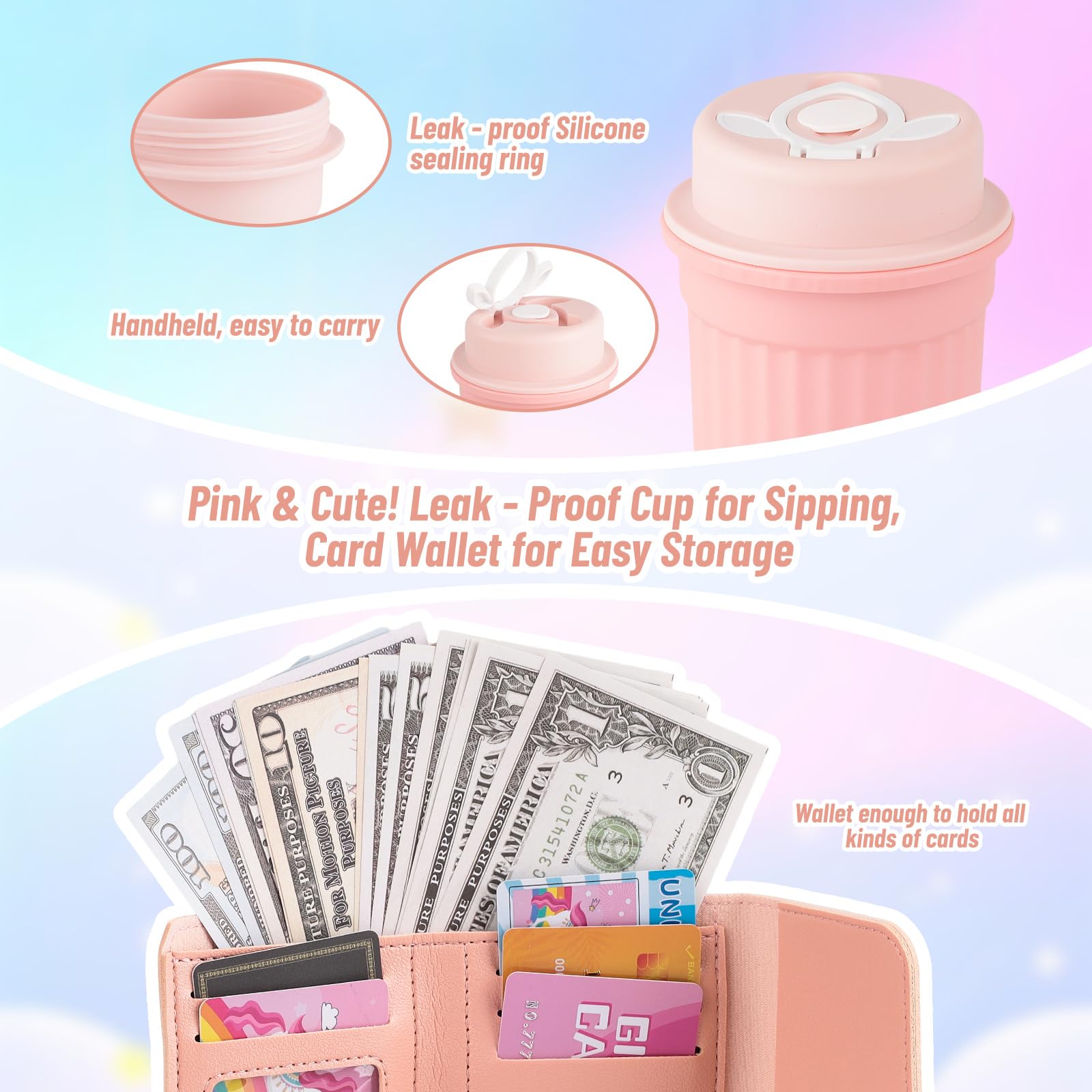 Little Girls Play Purse con trucco finto