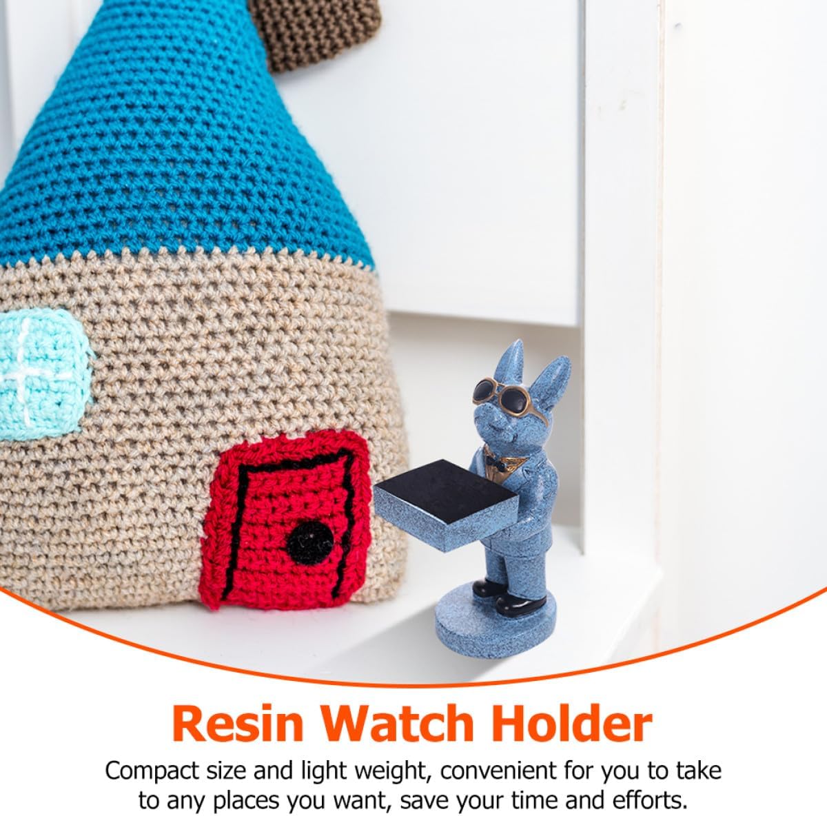 Resin Dog Shape Watch Display Holder for Jewelry and Bracelet
