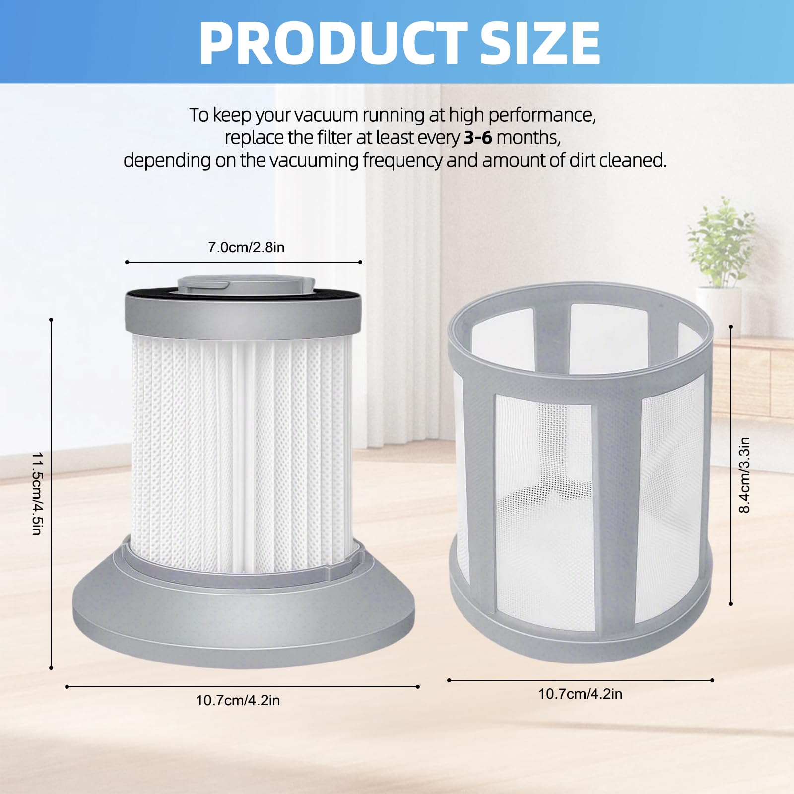 Bissell Zing Vacuum Filters - 4 Pack Replacement -2