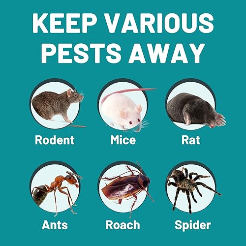 Miniatura 2 de Paquete de 10 bolsas repelentes de plagas de aceite esencial, para hogares, caravanas, áreas de almacenamiento, ratones, arañas, cucarachas con