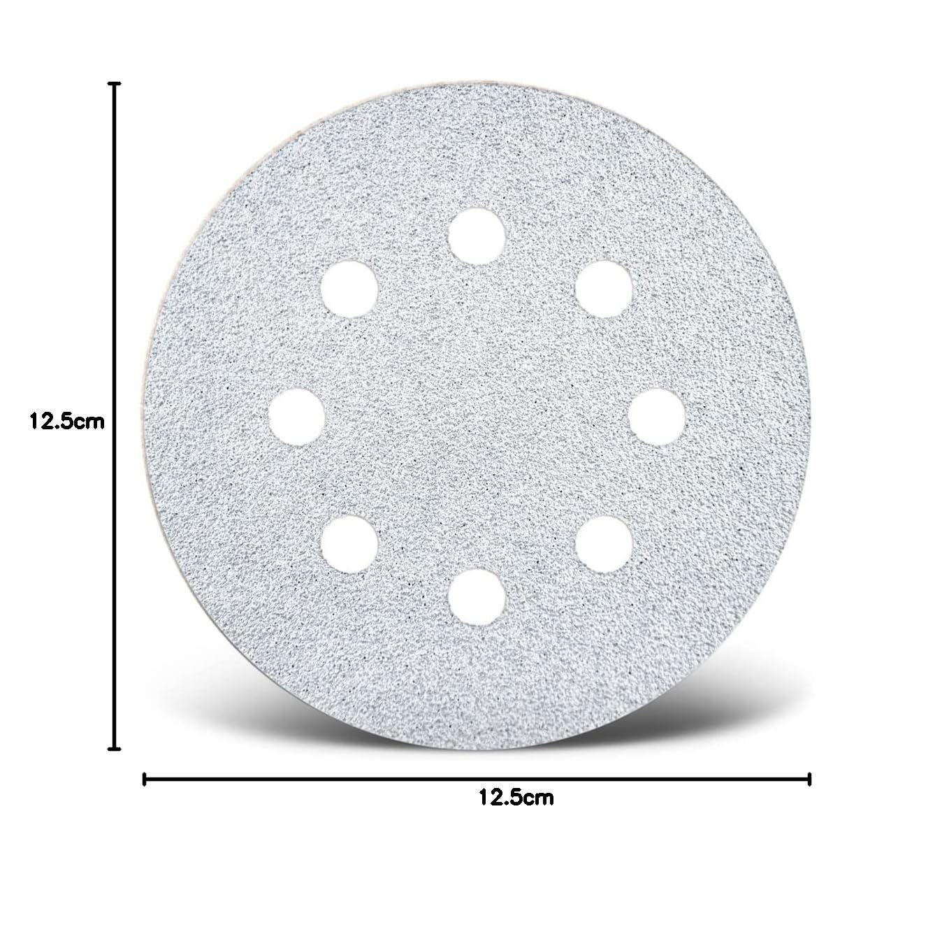 MENZER Platinum Schleifscheiben 125 Mm, 8-Loch, K400, 50 Stück – Für Exzenterschleifer
