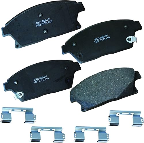 Miniatura 389 de Pastillas de freno delanteras cerámicas Bendix Premium SBC11 para modelos seleccionados Dodge Dart, Ford Fairlane, Falcon, Sedan Delivery, Mustang