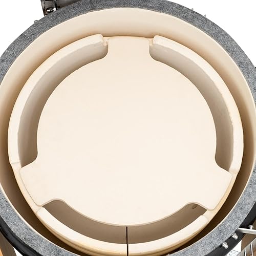 Miniatura 2 de Victory - Deflector de calor de cerámica para parrilla Kamado de 21 pulgadas y ahumador - VCT-K-PZ17