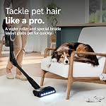 Bosch Unlimited 10 Cordless Stick Vacuum Cleaner - 2 Batteries Included, Up to 140 Min Total, Bendable Tube, Fast Charger, Pet Hair, Hard Floors and Carpets, 7 Accessories, Dark Cream