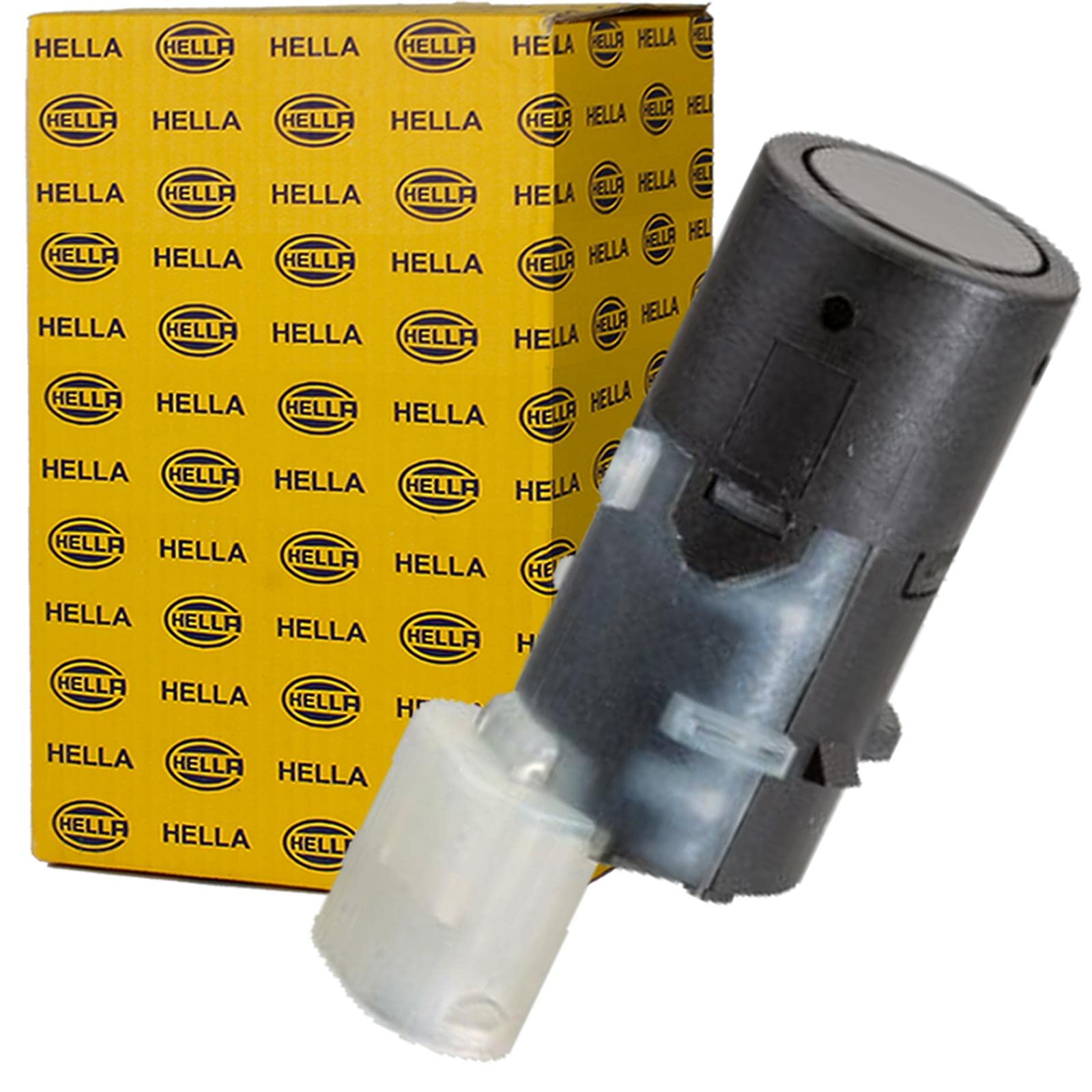 Hella 6PX 358 141-161 Sensore, Assistenza Parcheggio, Diritto, 3A... Poli, Infilato, Verniciabile - 4