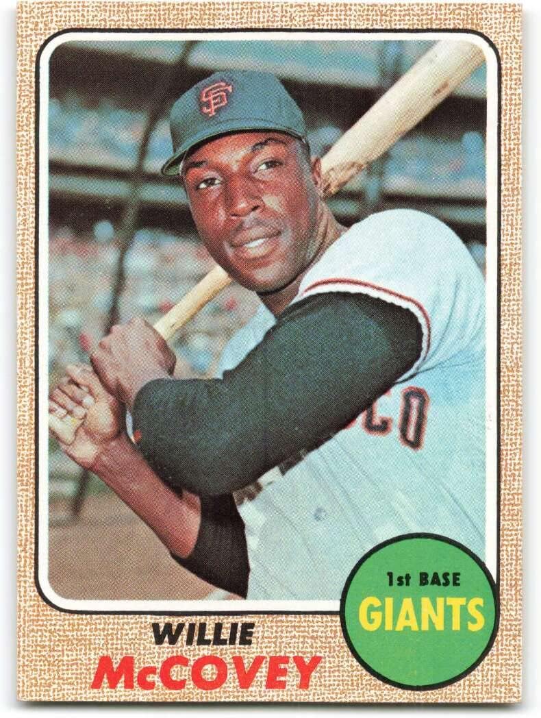 1968 Topps #290 Willie McCovey NM+++ San Francisco Giants Baseball Trading Card